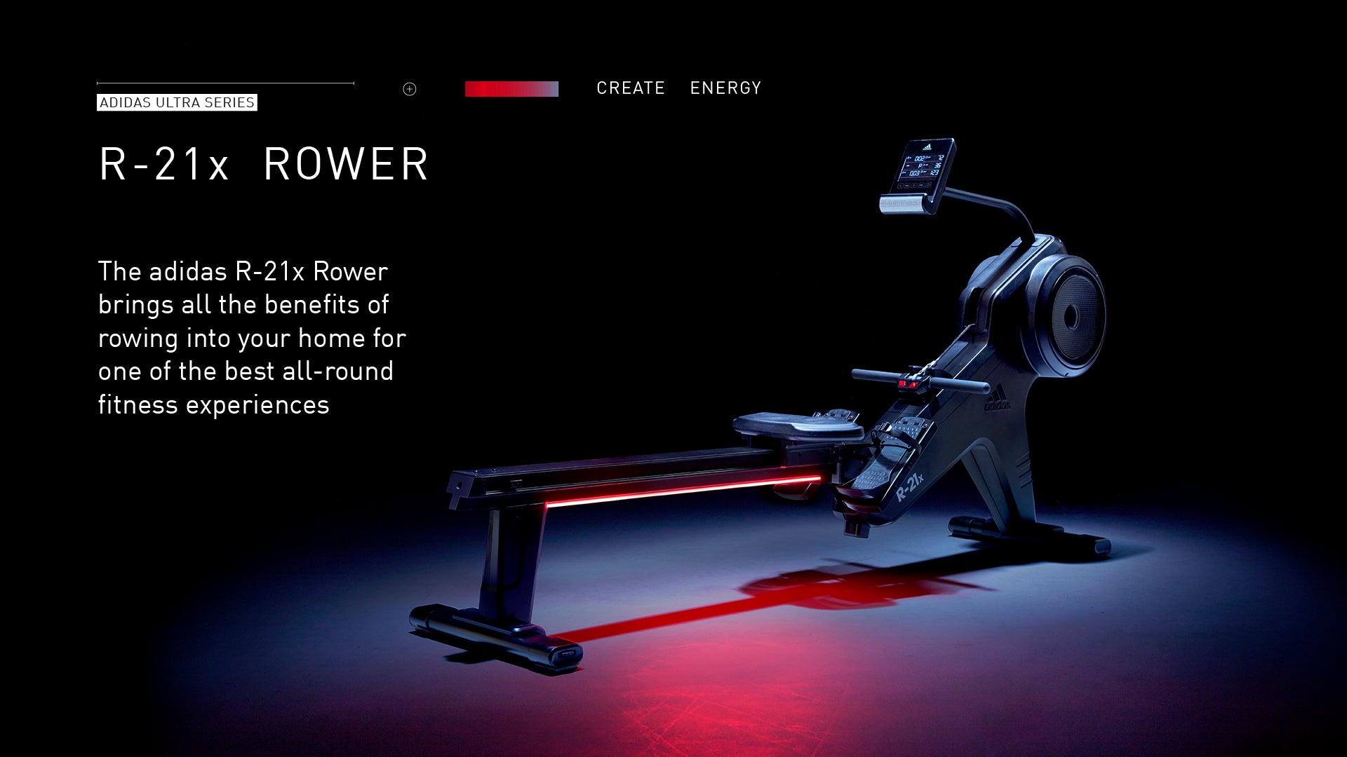 adidas R-21x Rowing Machine (Bluetooth) – Adidas Hardware