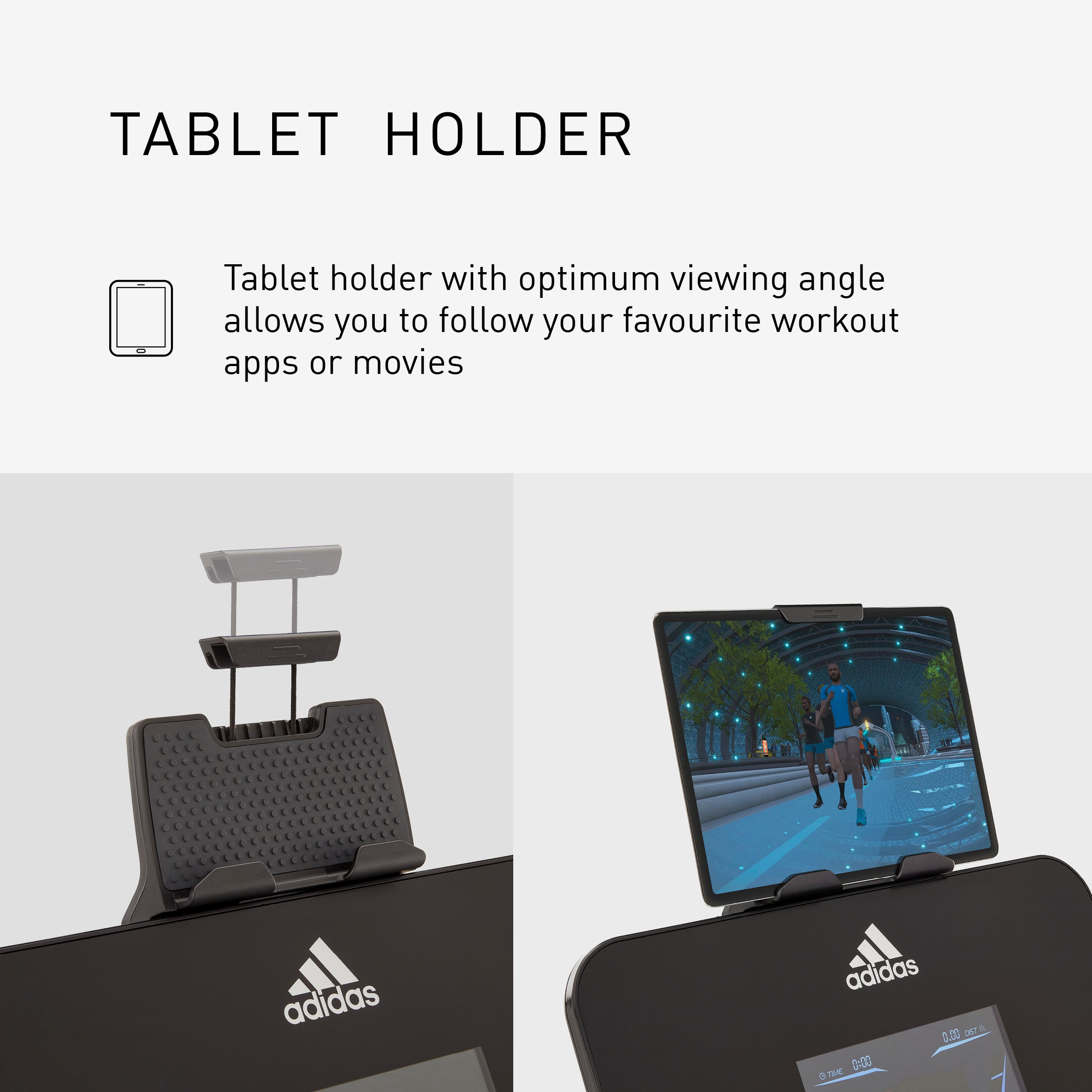 adidas T-19 Bluetooth Folding Treadmill – Adidas Hardware