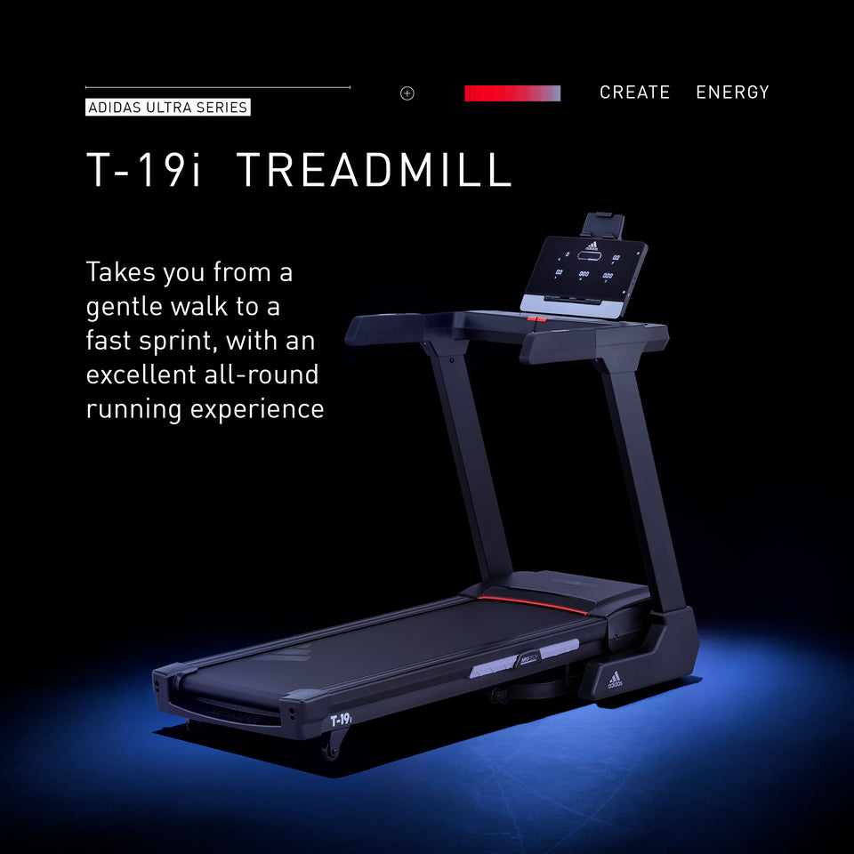 Adidas T-19i Bluetooth Folding Treadmill - Image 2
